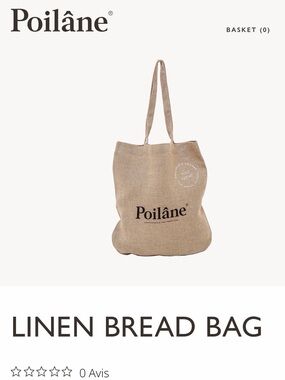 Linen Tote Bag in Natural
